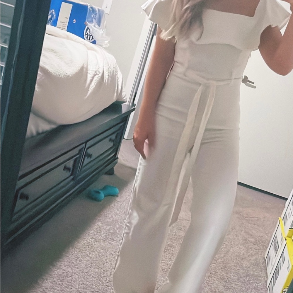 White jumpsuit